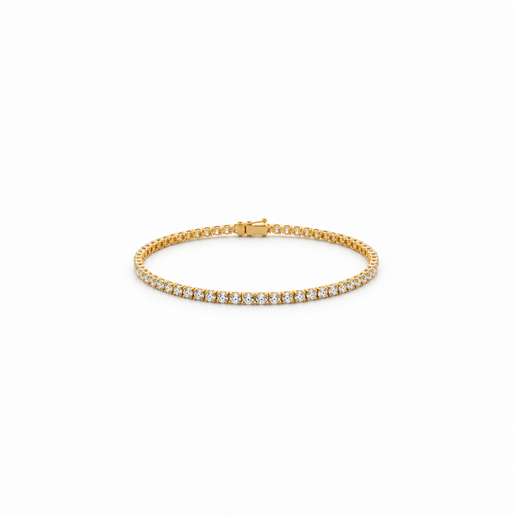 Glow Tennis Bracelet Yellow Gold