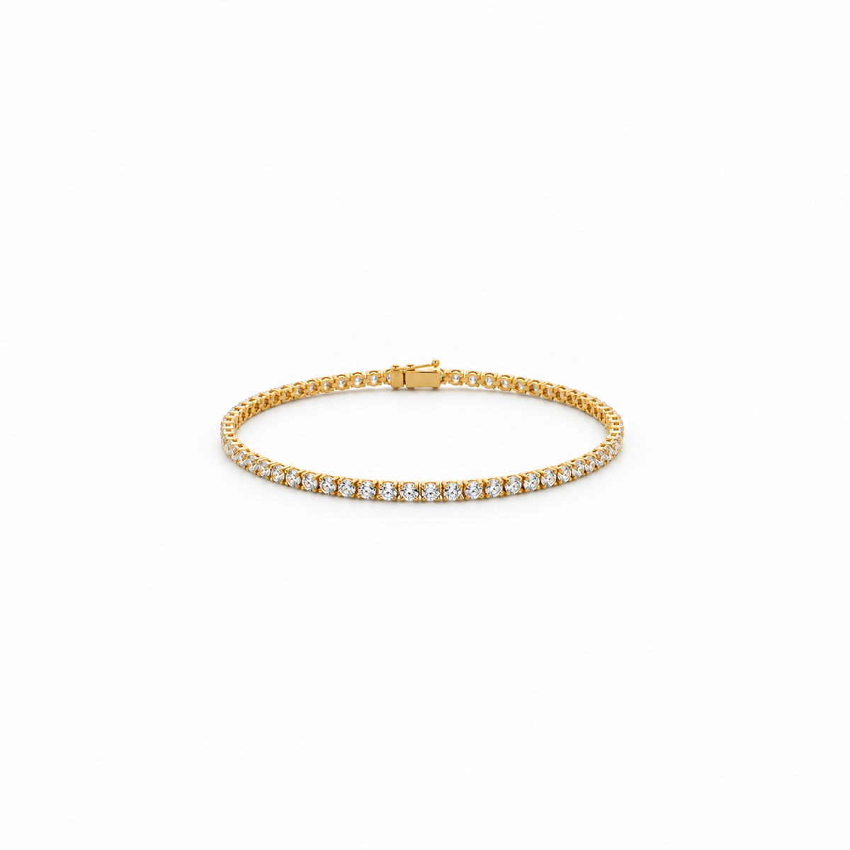 Glow Tennis Bracelet Yellow Gold