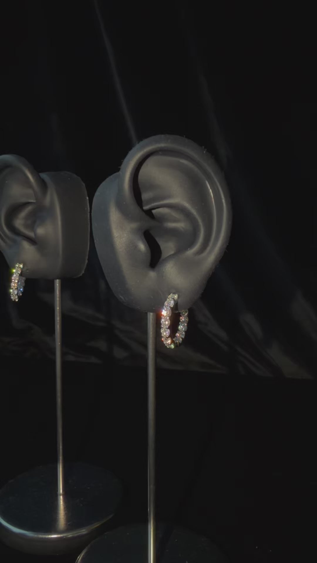 Halo Hoop White Gold